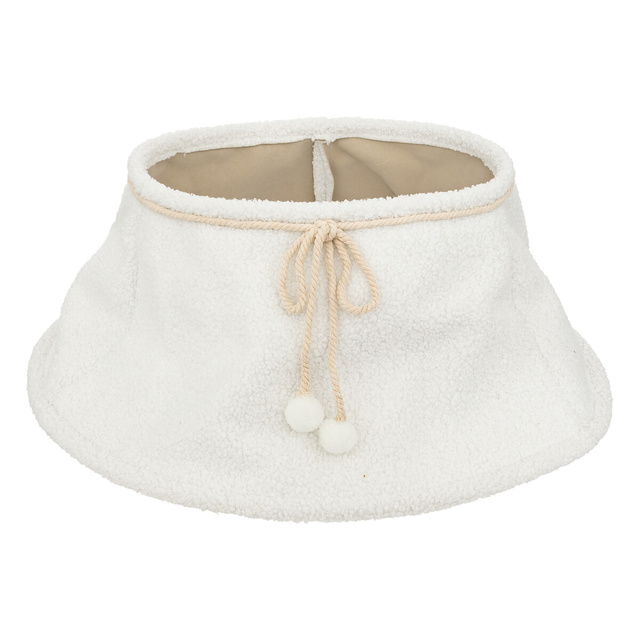 Fusta pentru brad de Craciun din plus alb, Ø 56 cm