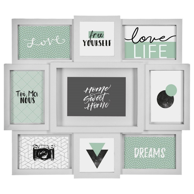 Rame pentru perete, 9 posturi