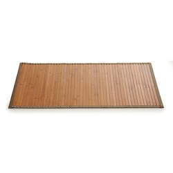 Covoras din bambus, culoare lemn inchis, 80 x 50 cm