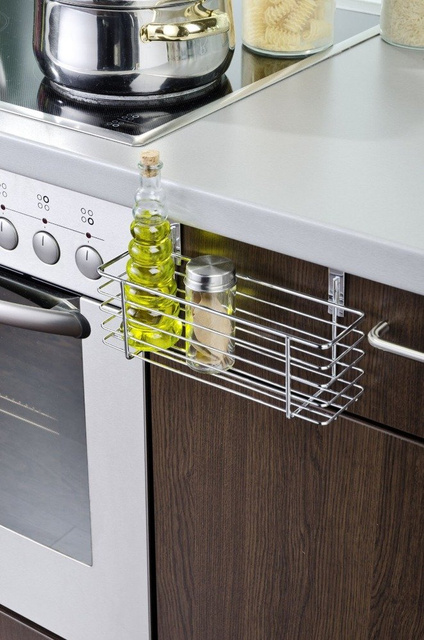 Coș multifuncțional pentru depozitare, WENKO, argintiu