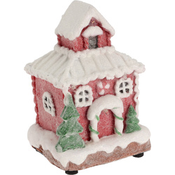 Casuta decorativa din turta dulce, 9 x 8 x 13 cm