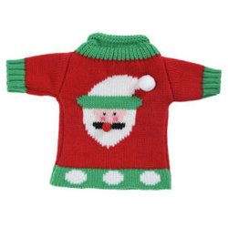  Husa pentru sticle de vin XMAS, 26 cm