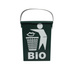 Recipient pentru deșeuri organice cu logo BIO, cu mânere, 5 l