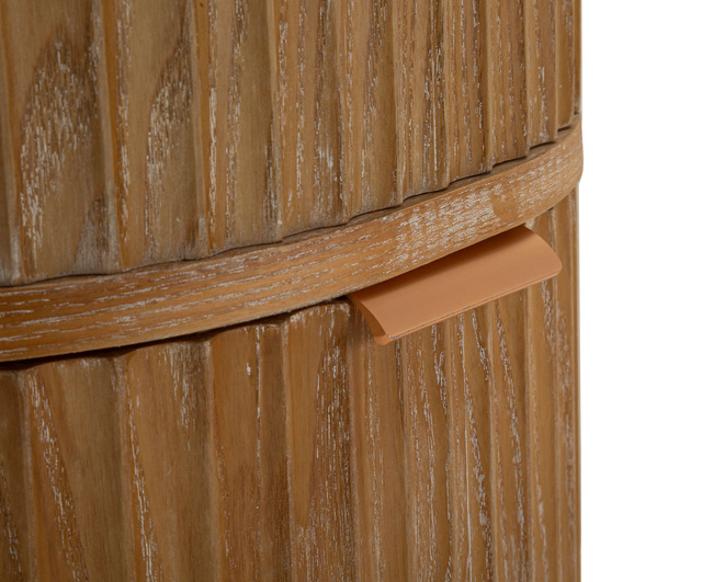 Comodă îngustă GOTEBORG cu mai multe sertare, look scandinav, înălțime 82 cm