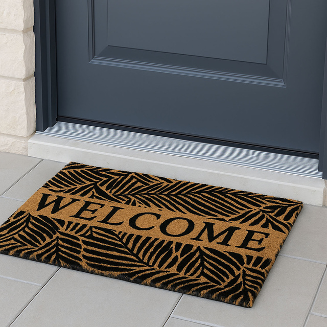 Covoraș cu motiv vegetal, 59 x 39 cm