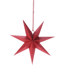 Decorațiune pentru fereastră, stea din hârtie, 45 cm
