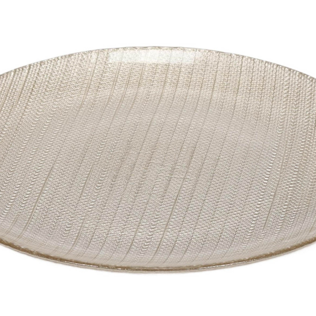 Farfurie de desert din sticlă KARNEOL, 21 cm