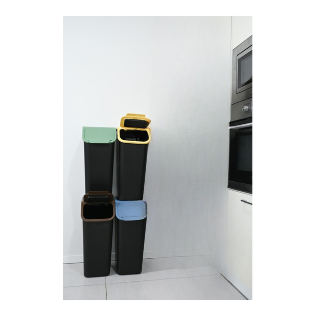 Coș de gunoi pentru sortarea deșeurilor, 4 x 35 l