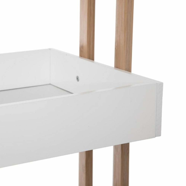 Raft mobil universal cu 4 nivele, 30 x 41 x 88 cm, alb