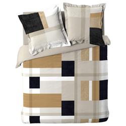 Set de lenjerie de pat din bumbac, ULYSSE, 240 x 220 cm