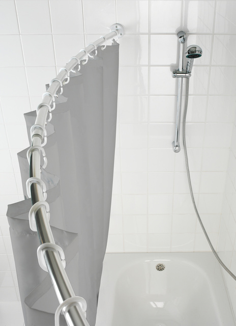 Baston telescopic pentru perdea de duș, Ø 2,5 cm, 110-200 cm, WENKO