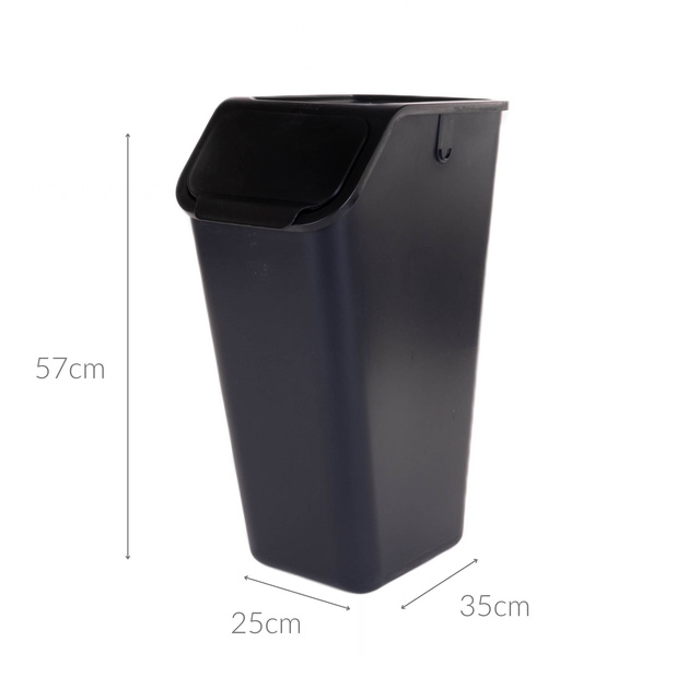 Coș de gunoi pentru sortarea deșeurilor, 35 l