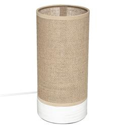 Lampă de noptieră cu o nuanță naturală