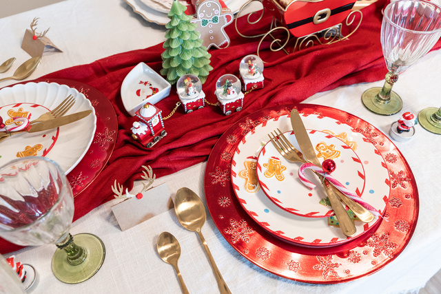 Farfurie de Crăciun, 16 cm, TURTĂ DULCE