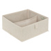 Organizator pentru sertare DRESSY, 2 compartimente, 24 x 25 cm