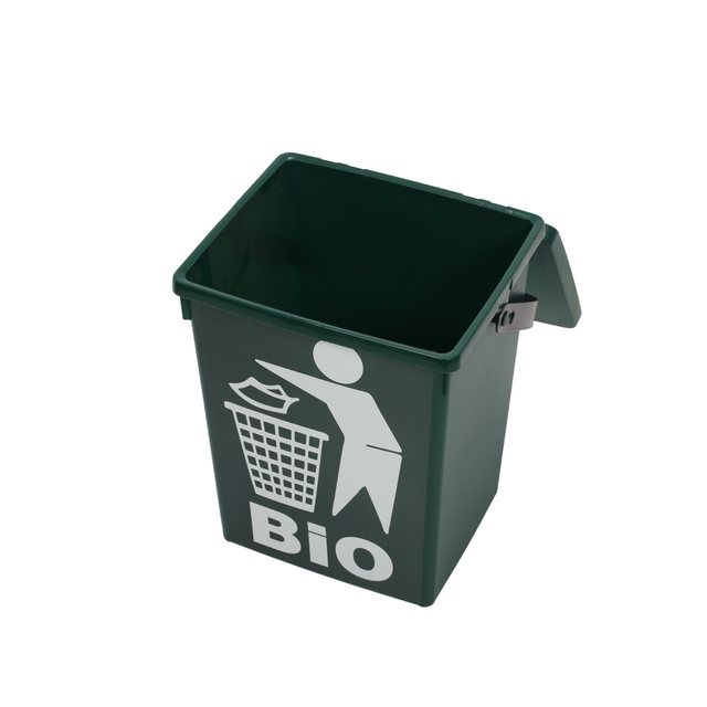 Recipient pentru deșeuri organice cu logo BIO, cu mânere, 5 l