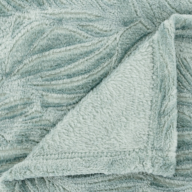Pătură flanelată periată Ryo albastră 180 x 230 cm