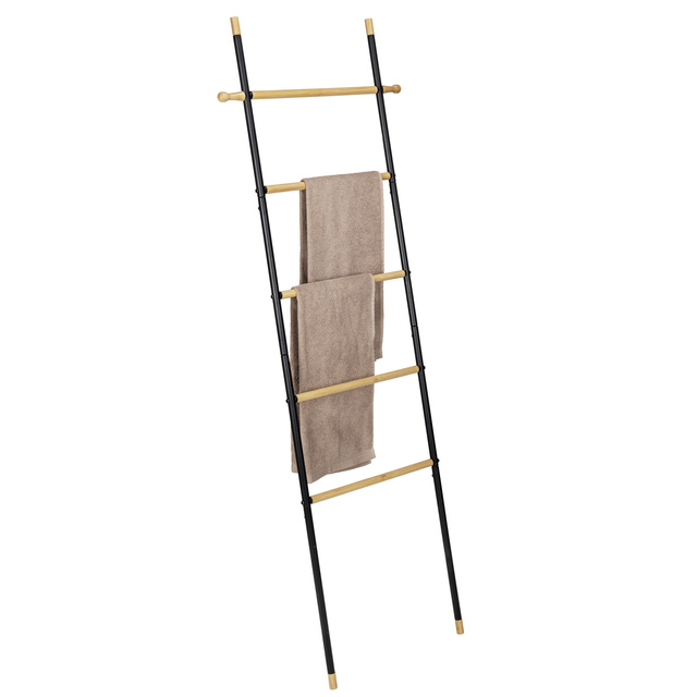 Suport pentru prosoape, scară din bambus, Loft, WENKO