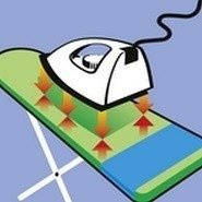 Culoar de bumbac pentru călcat, 100x65 cm, WENKO