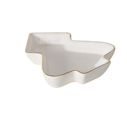 Bol ceramic în formă de brad NIVA, 11 x 12 cm