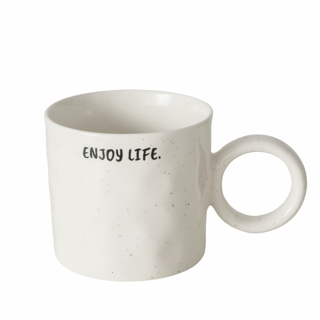 Cana ENJOY cu maner rotund, 360 ml