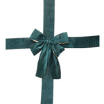 Decorațiune de Crăciun pentru ușă, fundă, 33 x 42 cm