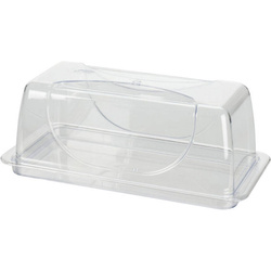Platou pentru tort, plastic, 38,5 x 19 x 15 cm