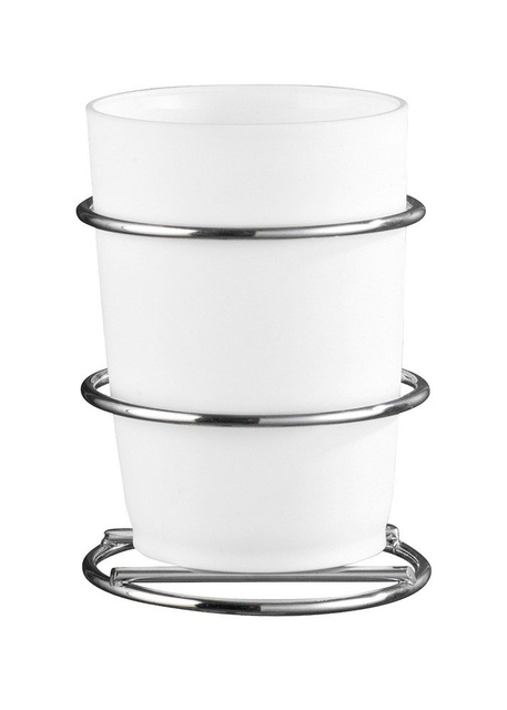 Recipient pentru periuțe de dinți MILAZZO, Vacuum-Loc - oțel cromat, WENKO