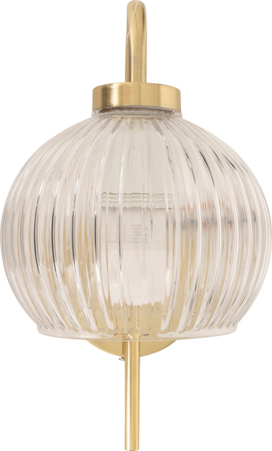 Aplice sferă KRYS, aur și sticlă, înălțime 30 cm