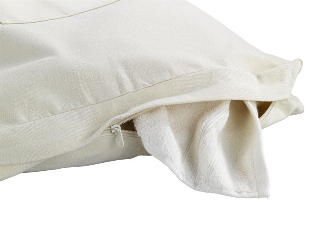 Sac din bumbac pentru haine de spălat, geantă KANGUR pentru suspendare pe ușă - 65 l, WENKO, bej