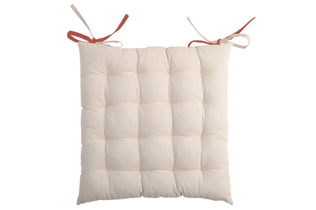 Perna pentru scaun cu legături DUO, 100% bumbac, 40 x 40 cm