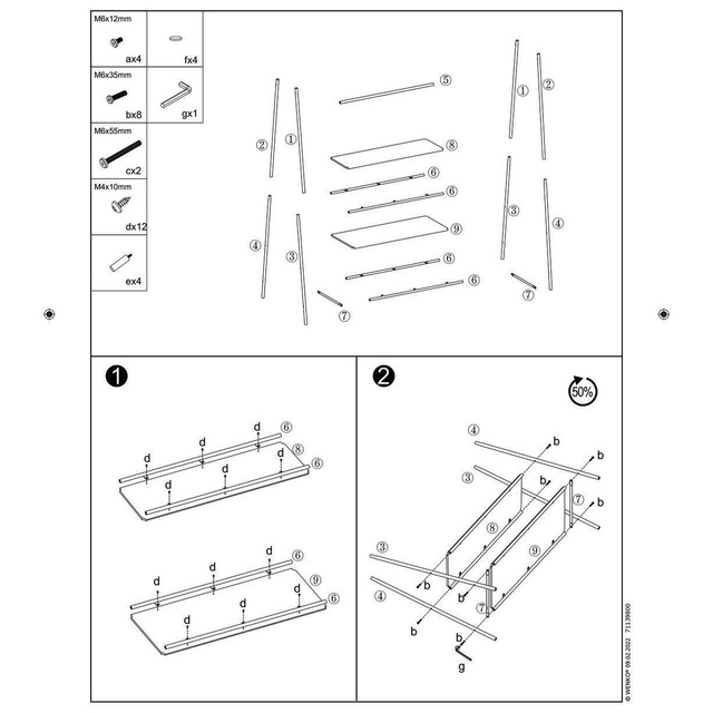 Cuier cu rafturi din bambus, 90 x 167 x 42 cm, Loft, WENKO