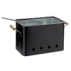 Gratar portabil cu manere, fier si zinc