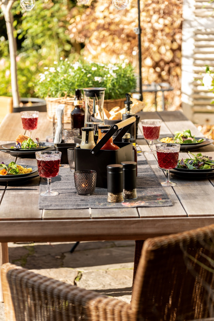 Suport pentru condimente, 3 compartimente, cu maner, WENKO