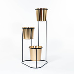 Suport de flori pentru trei ghivece, inaltime 46,5 cm