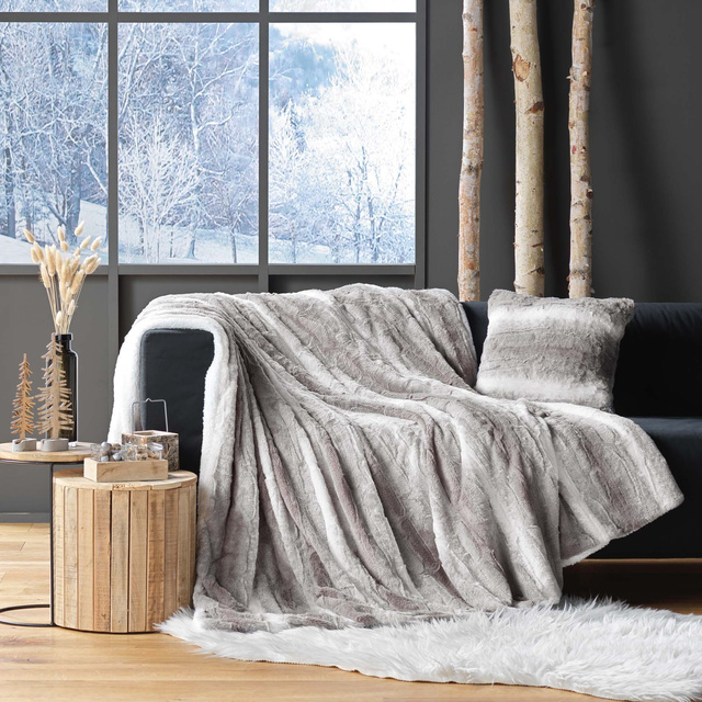 Pătură moale din blană artificială, SVEN, 180 x 220 cm