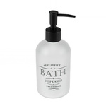 Distribuitor de sapun lichid, sticla, 400 ml, stil retro, transparent, Wenko