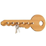 Suport pentru chei, 6 cârlige, ZELLER, natural