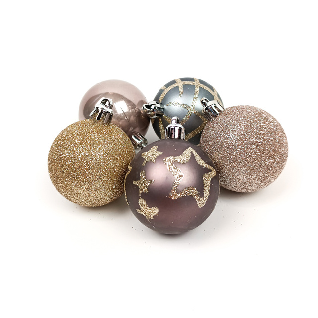 Set globulete din plastic, Ø 5 cm, 15 buc.