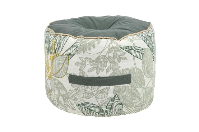 Puf din bumbac cu maner, BOTANYS, 40 x 30 cm