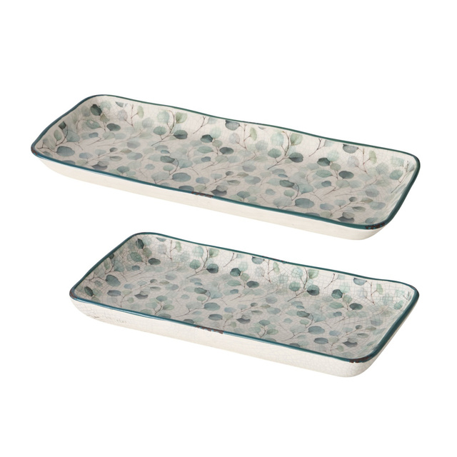 Platou Eukana, 2 bucati, lungimi 26 si 36 cm