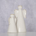 Două figurine din porțelan VELIDEN, îngerași albi