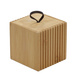 Organizator baie din bambus, 9 x 9 x 9 cm