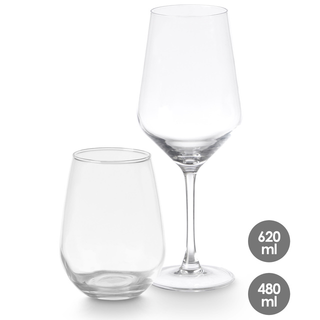 Set de pahare și cupe, 8 buc.