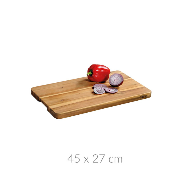 Tocator și tava de servire, salcâm, 45 x 27 cm, Kesper