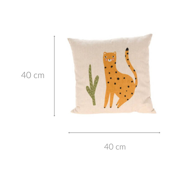 Perna pentru copii Safari, 40 x 40 cm