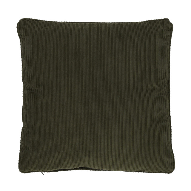 Pernă decorativă din catifea cu margine, 40 x 40 cm