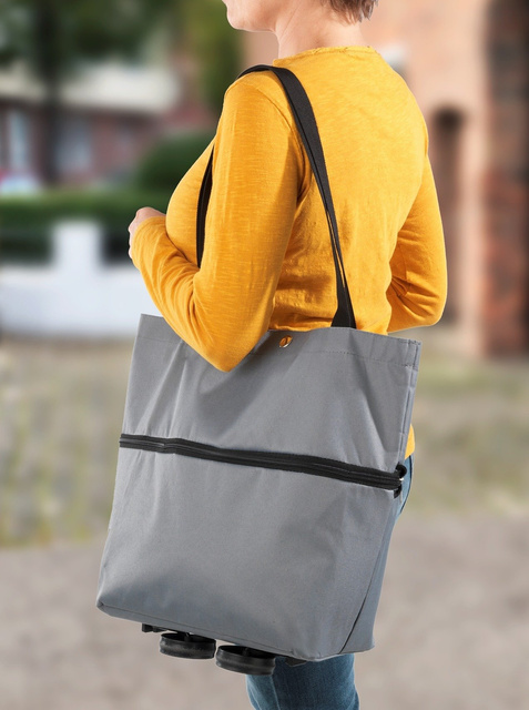 Geantă de cumpărături pliabilă TROLLEY, 3in1