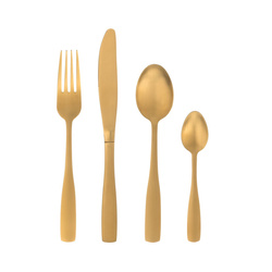 Set tacâmuri din aur, pentru 4 persoane