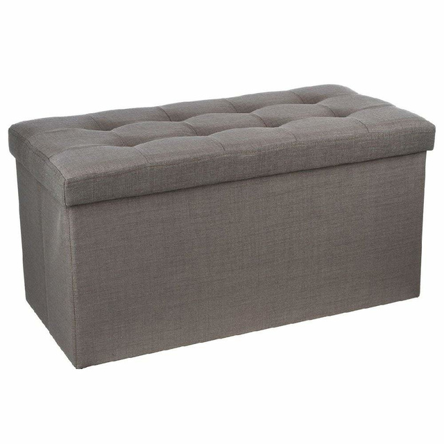 Puf decorativ Lysandre, o piesa de mobilier stilata cu spatiu de depozitare